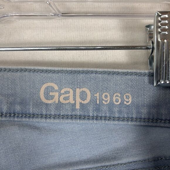 Gap 1969 Skinny Jeans Womens Size 29 Regular Blue Jegging Light Wash Mid Rise - Picture 3 of 10